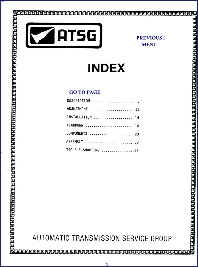 ATSG L3N71B technical manual cover, 52-page OEM transmission repair guide for Nissan