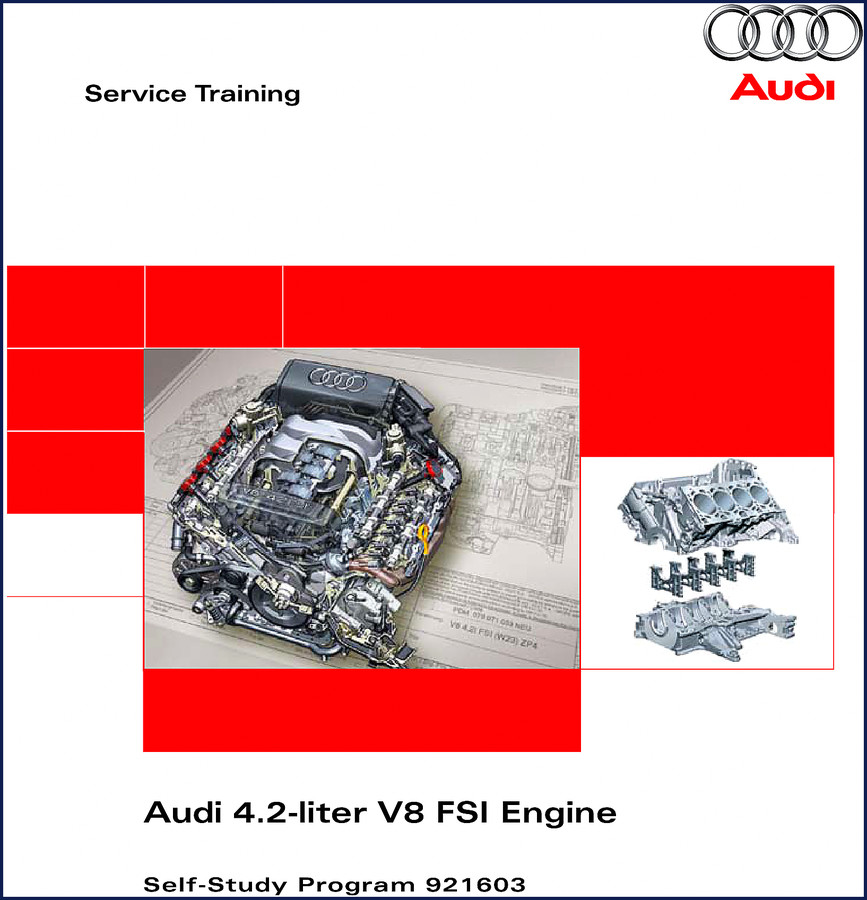 2006 Audi 4.2-liter V8 FSI Engine Self-Study Program Training Manual cover
