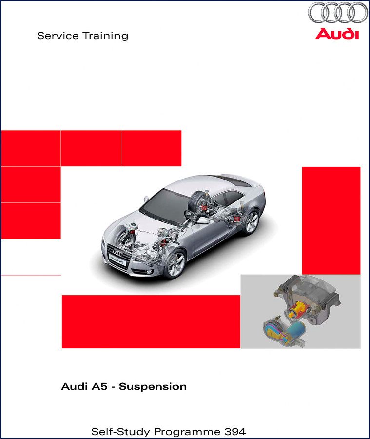 Audi A5 Training Manual cover – Self-Study Programme 393 Service Training