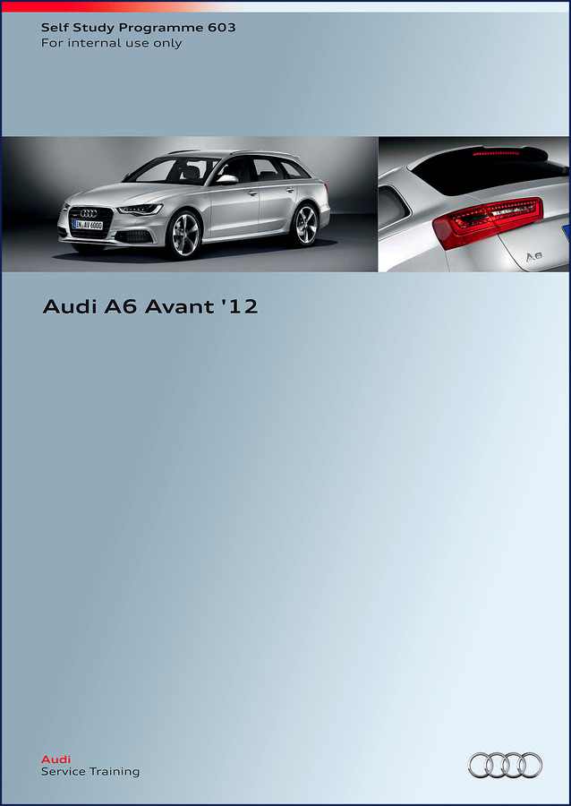 Audi A6 Avant Training Manual 64 pages pneumatic suspension system design and function