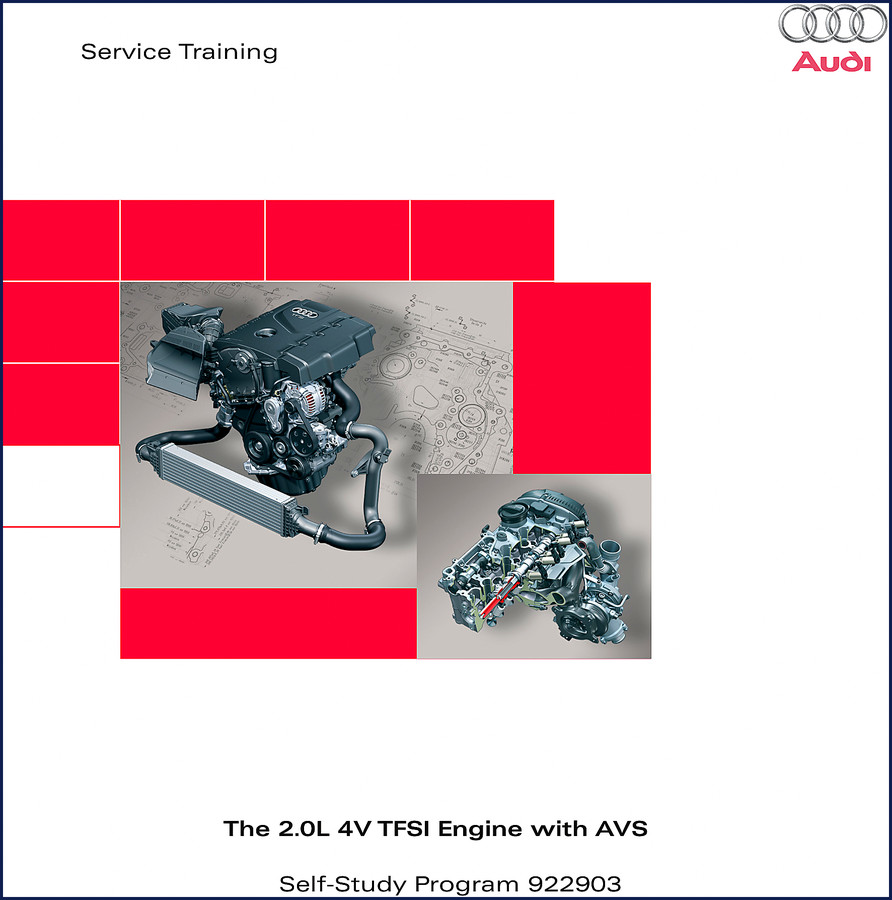 Audi SSP 922903 2009 Training Manual cover for 2.0L TFSI engine