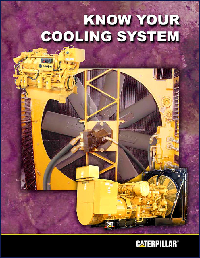 Caterpillar DEAC technical manual cover - 78-page cooling system guide