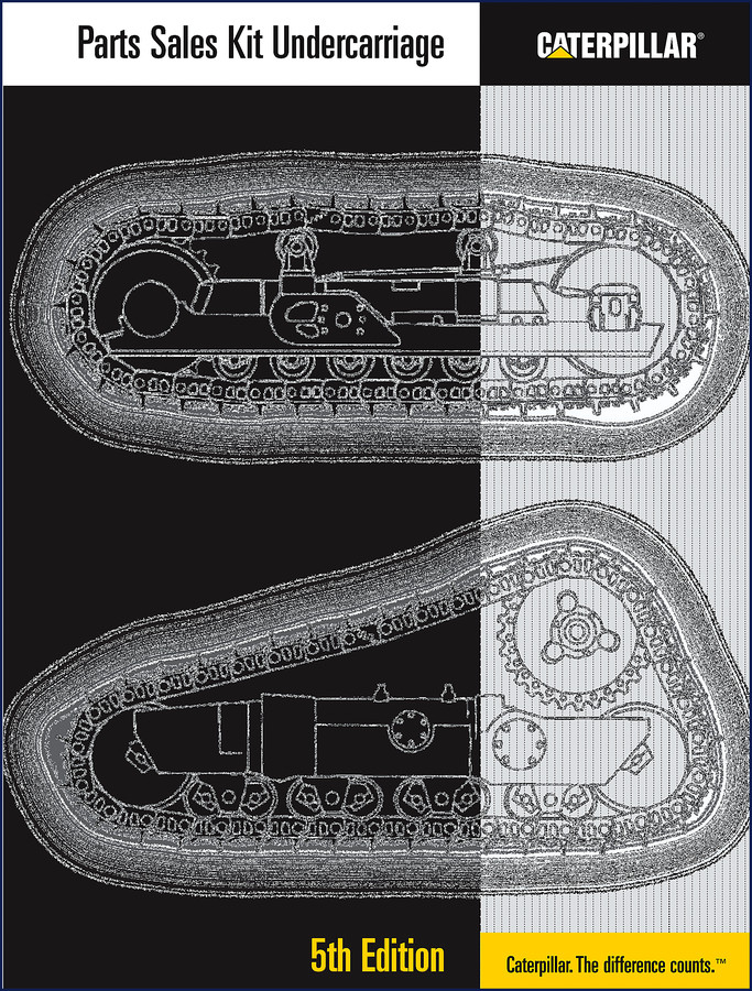 Caterpillar Undercarriage Parts Catalog 3rd Edition – 866 pages OEM factory specification cover