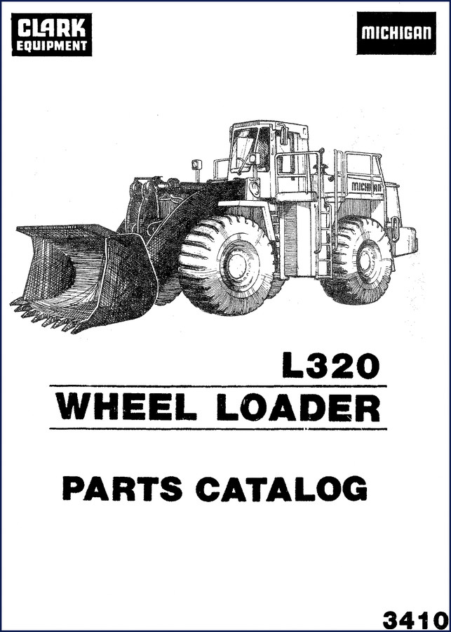 Clark-hurth L320 1991 Wheel Loader Parts Catalog cover page