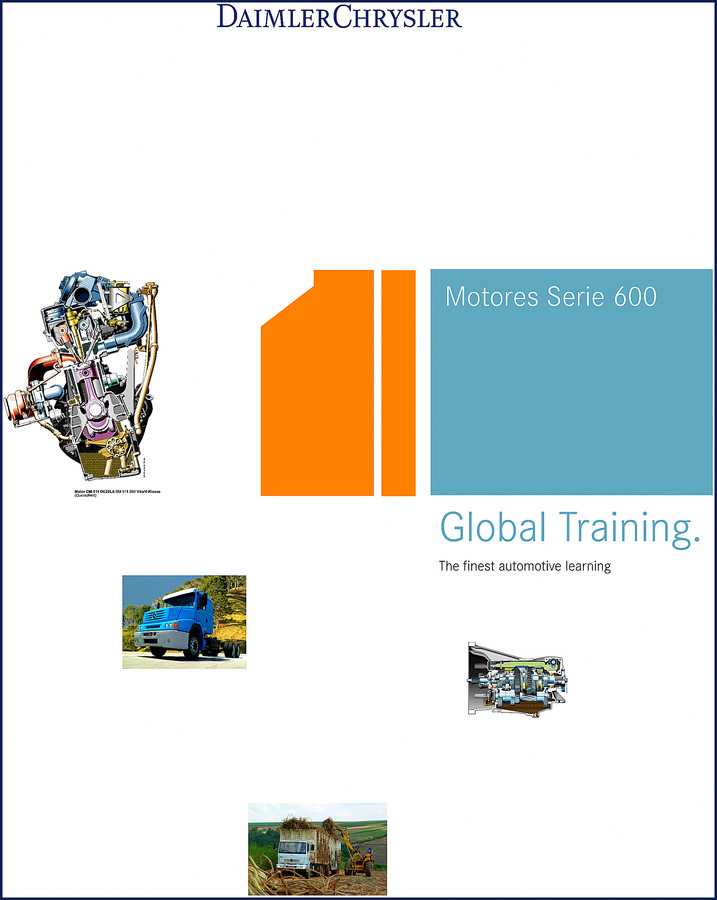 Daimlerchrysler OM 611 LA, OM 612 LA, OM 612 Training Manual - 80 page factory document cover