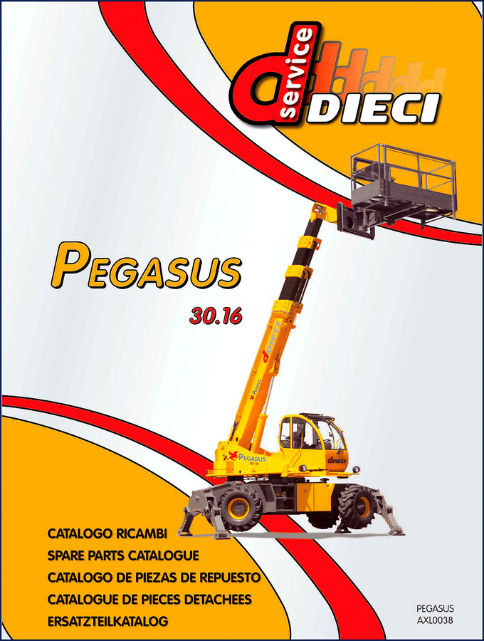Dieci Pegasus 30.16 Spare Parts Catalogue – 214 pages OEM factory parts breakdown