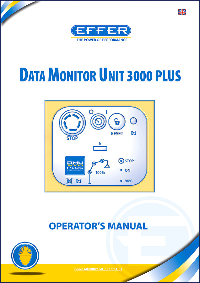 Effer DMU3000 PLUS operators manual 2009 66 pages factory OEM cover