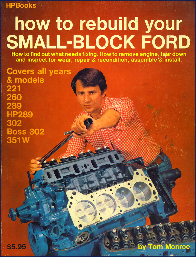Cover of 1978 Ford 221 260 289 HP289 302 Repair Manual by HPBooks – small-block Ford rebuild guide