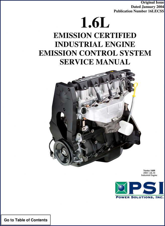 2004 Gmdat Vortec 1600 Service Manual cover