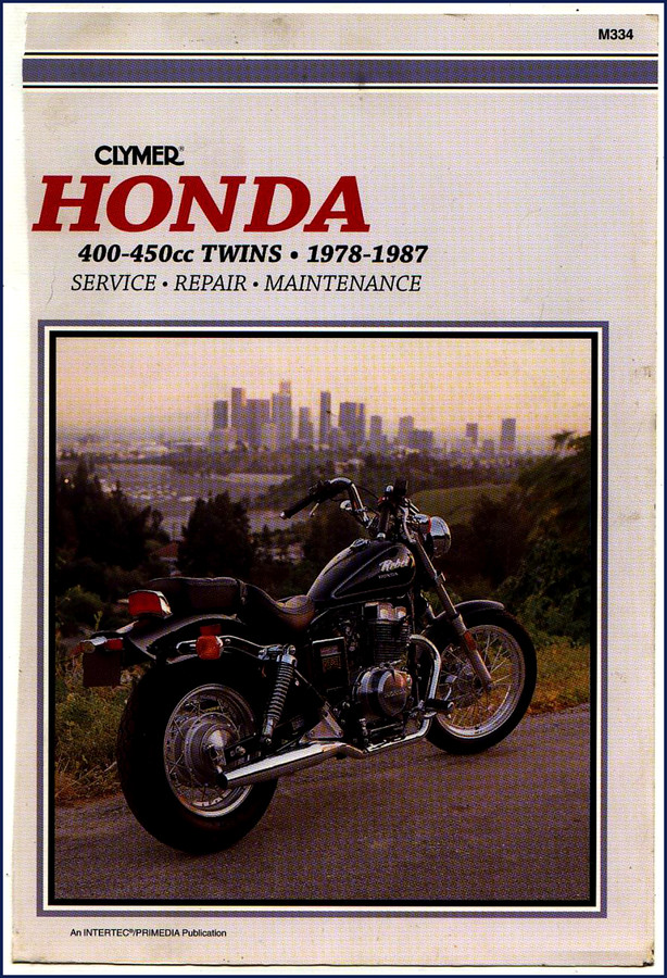 Clymer Honda 400-450-500 Service Manual 1978-1987 cover image