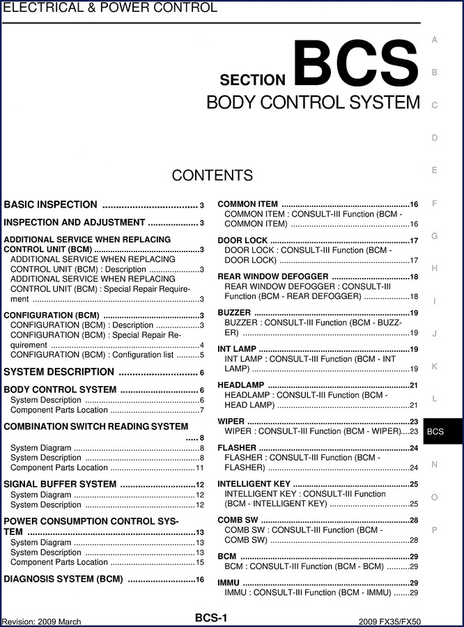 Infinity FX35 FX50 Service Manual cover - OEM 211-page factory shop manual