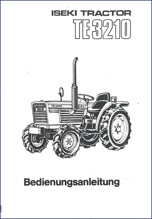 Iseki TE3210 Parts Catalog – 161-page factory OEM parts breakdown for 2WD and 4WD tractors