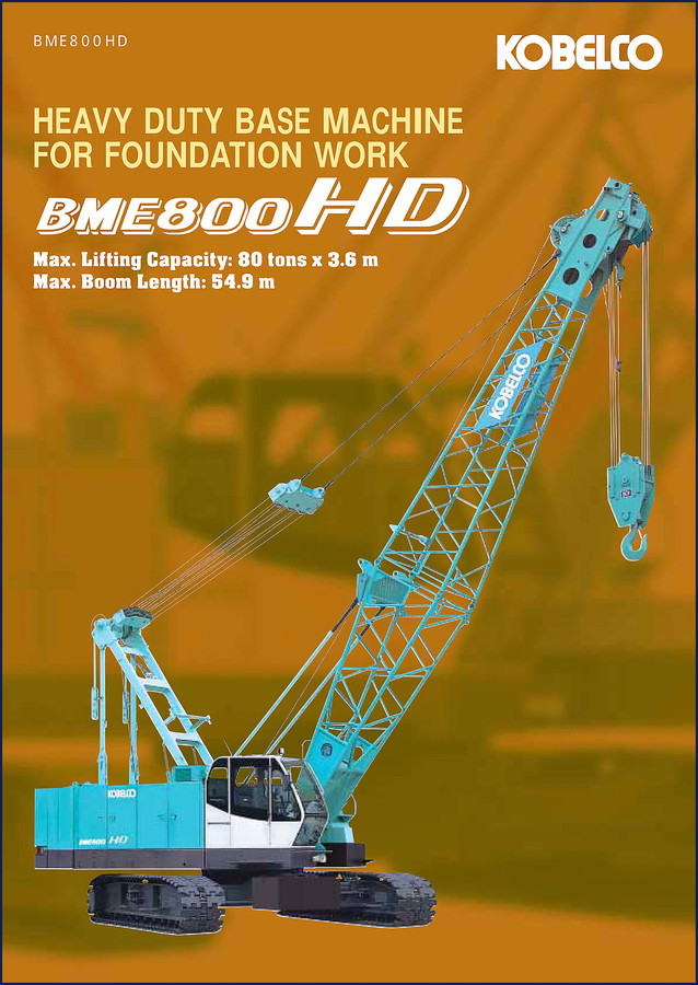 FIAT Kobelco BME800HD Technical Manual cover – 388-page OEM factory heavy equipment manual