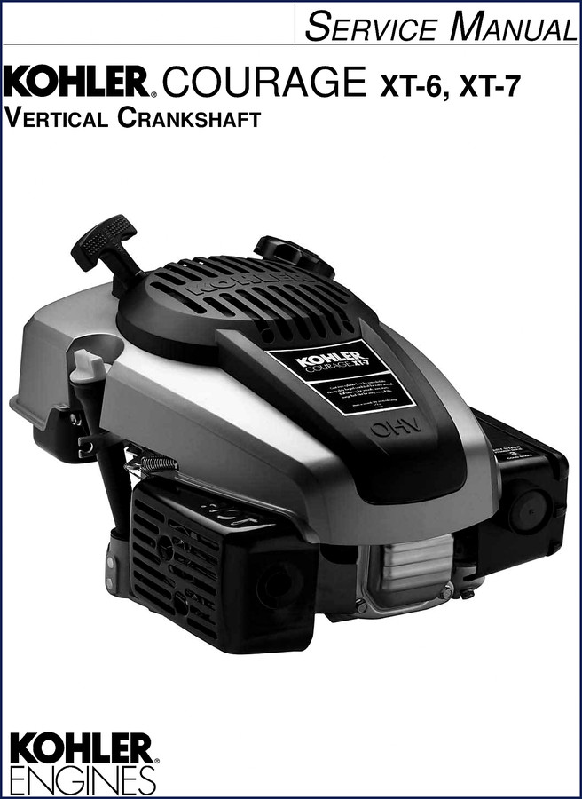 Kohler XT-6 XT-7 Service Manual 84 pages cover
