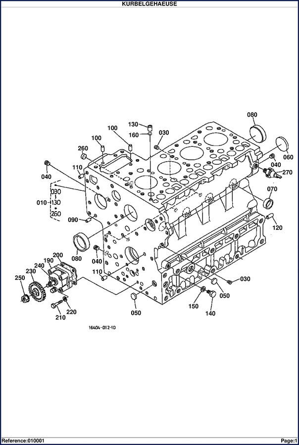 Kubota YU4210 YW0981 Parts Catalog cover – 274-page OEM factory documentation