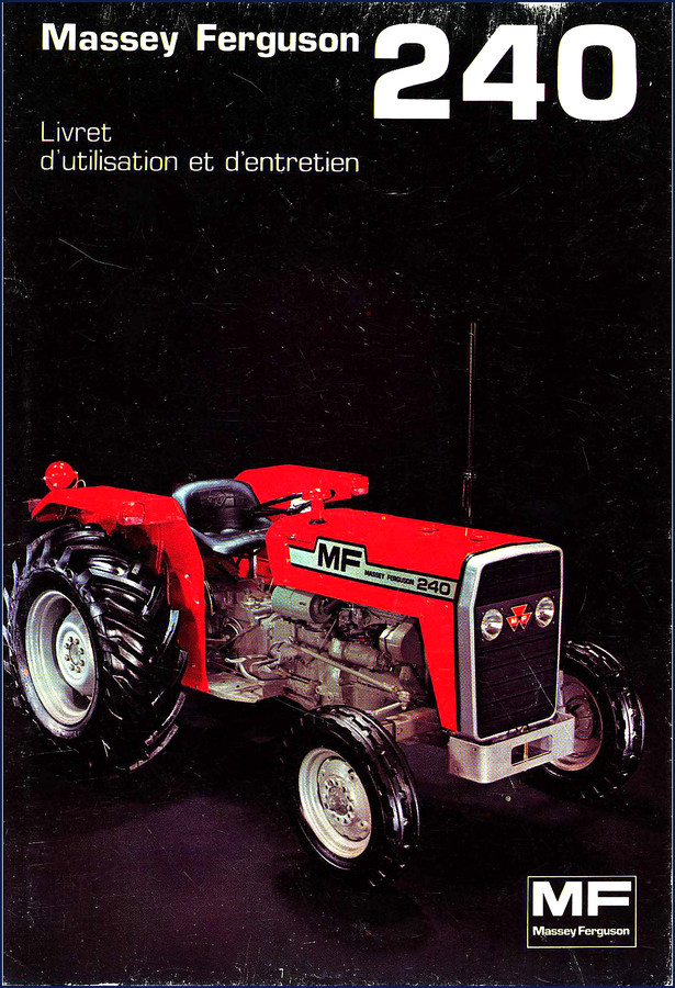 Massey Ferguson 240 Operators Manual – 139-page factory document