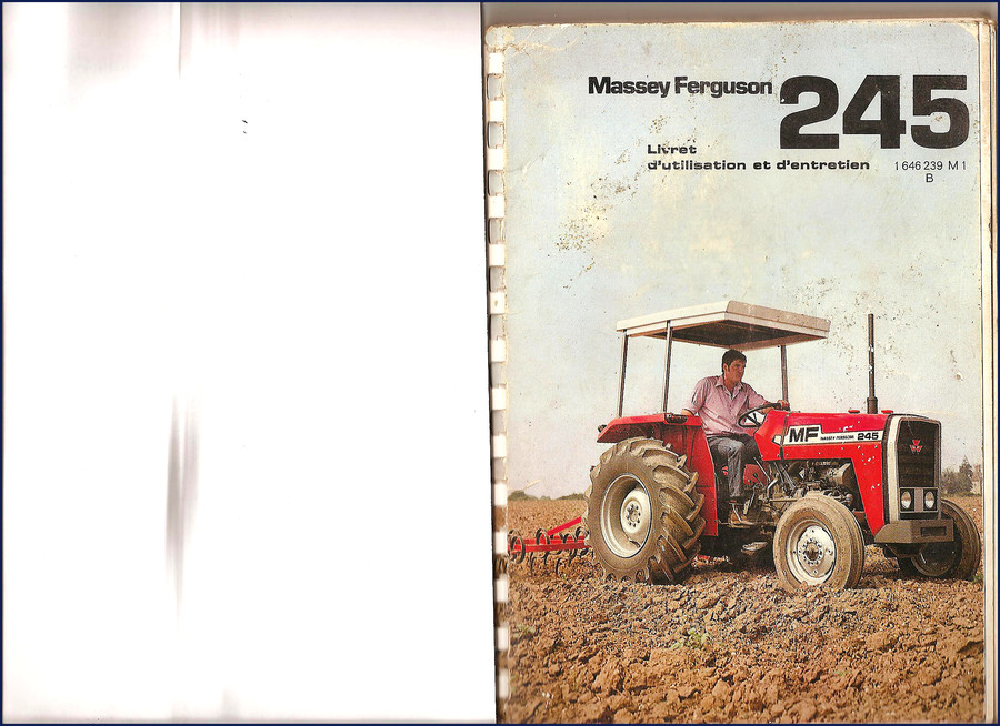 Factory Massey Ferguson 245 Operators Manual – 74-page PDF covers maintenance and adjustments