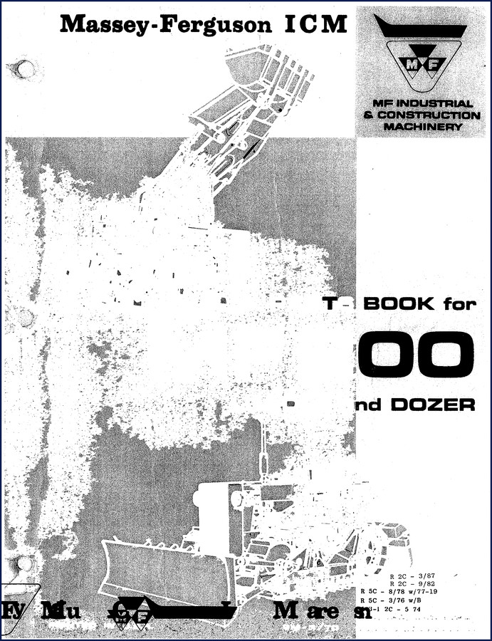Massey-ferguson MF 200 Parts Catalog – 419 pages factory OEM manual cover