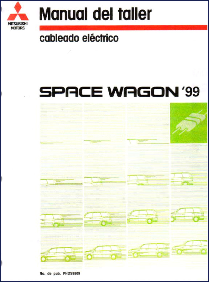Mitsubishi SPACE WAGON 1998 wiring diagram manual cover