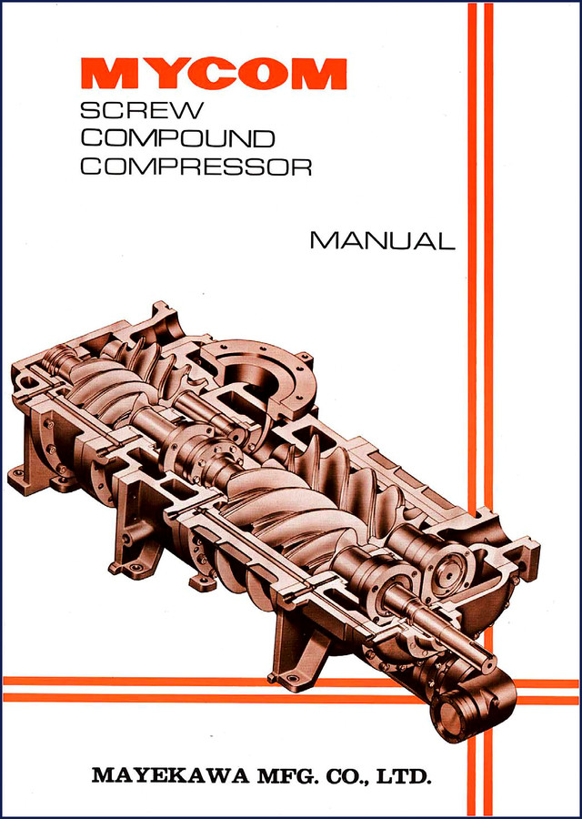 Mycom Screw Compressor Compound Technical Manual cover for 72-page factory manual