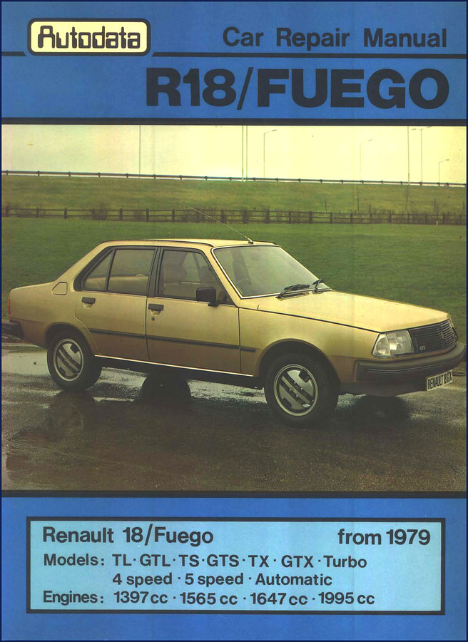 Renault Trucks Fuego R18 Autodata repair manual 193 pages cover image
