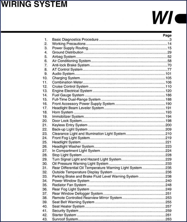 2004 Saburu Forester Wiring Diagram manual cover - 315 pages OEM factory electrical schematics