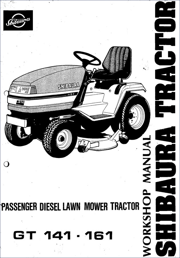 Shibaura GT 141 and GT 161 Workshop Manual - 47 pages OEM factory service document
