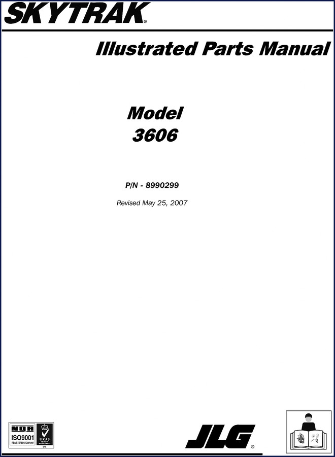 Skytrak 3606 1999 Operators Manual cover