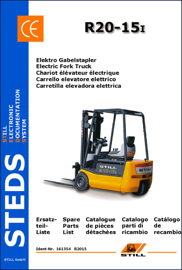 Still R20-15I, R20-16I, R20-18I, R20-20I 2016 OEM Parts Catalog cover