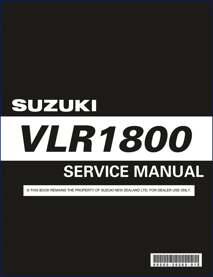 Suzuki VLR1800 2008 Service Manual cover