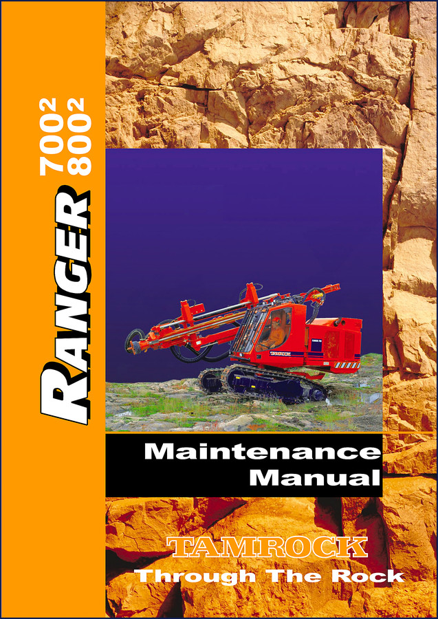 Tamrock RANGER 700 RANGER 800 2003 Operators Manual cover