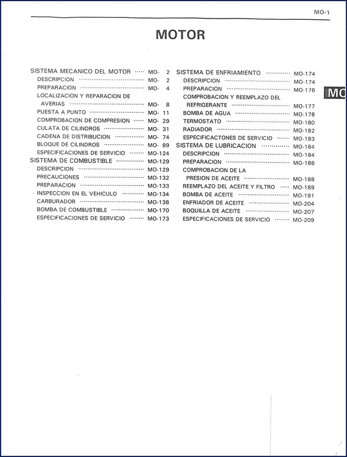 Toyota 1FZ-F Technical Manual cover – 292-page factory engine specification document