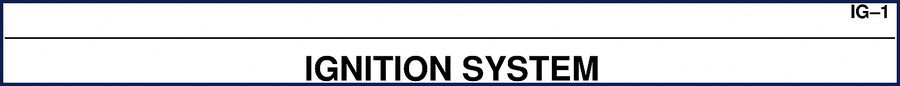 Toyota 2JZ-GE Ignition System Technical Manual cover page