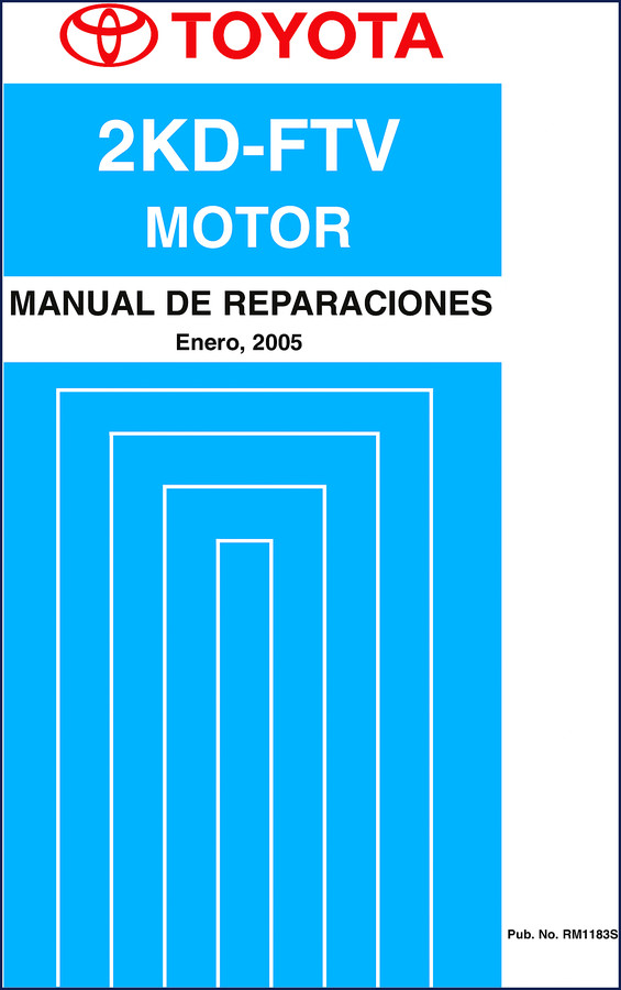 2005 Toyota KUN15 25 series 2KD-FTV motor repair manual cover