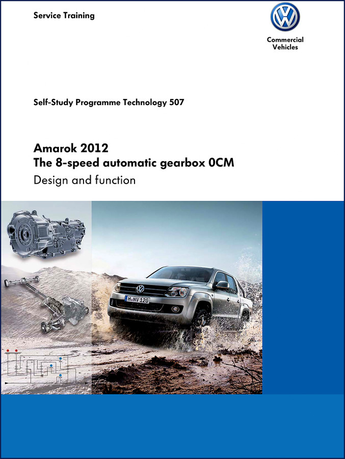 Volkswagen Amarok 2012 Training Manual - 8-speed automatic gearbox 0CM design and function