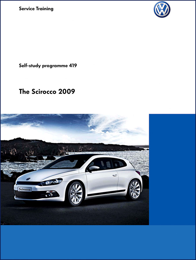 Volkswagen Scirocco 2009 Service Manual – SSP 419 cover