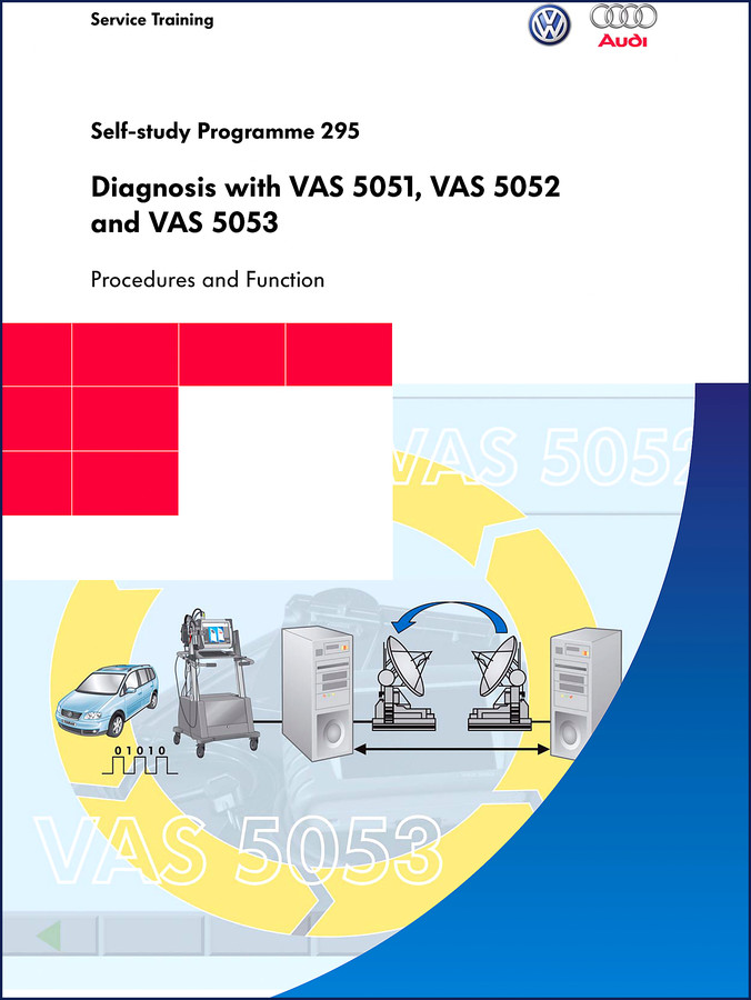 Volkswagen VAS 5051 Training Manual cover – 48-page factory diagnostic system guide