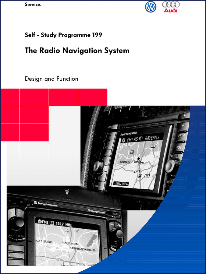 Volkswagen/Audi Radio Navigation System Training Manual – 44-page factory document covering VW and Audi Plus Navigation systems