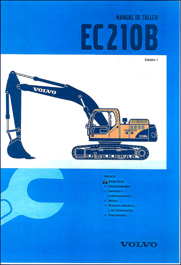 Volvo BM Michigan EC210B 2002 Workshop Manual cover