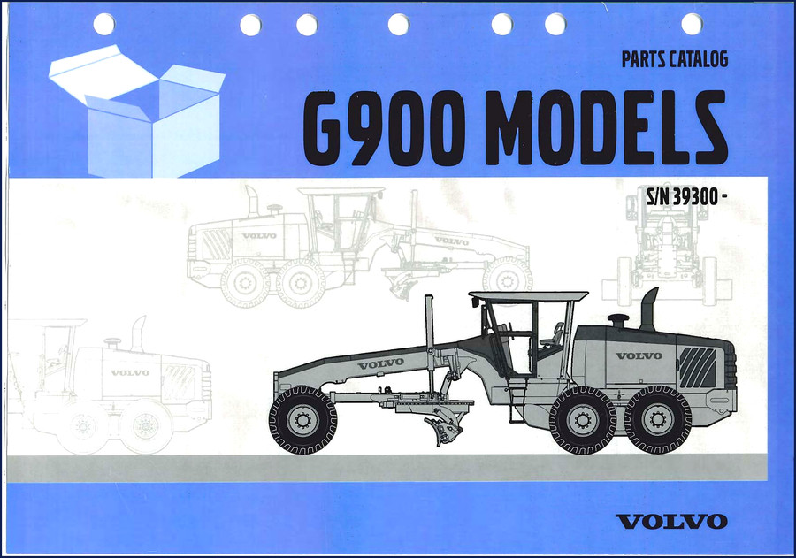 Volvo Michigan Euclid G900 Parts Catalog cover image – factory OEM manual for G900 models