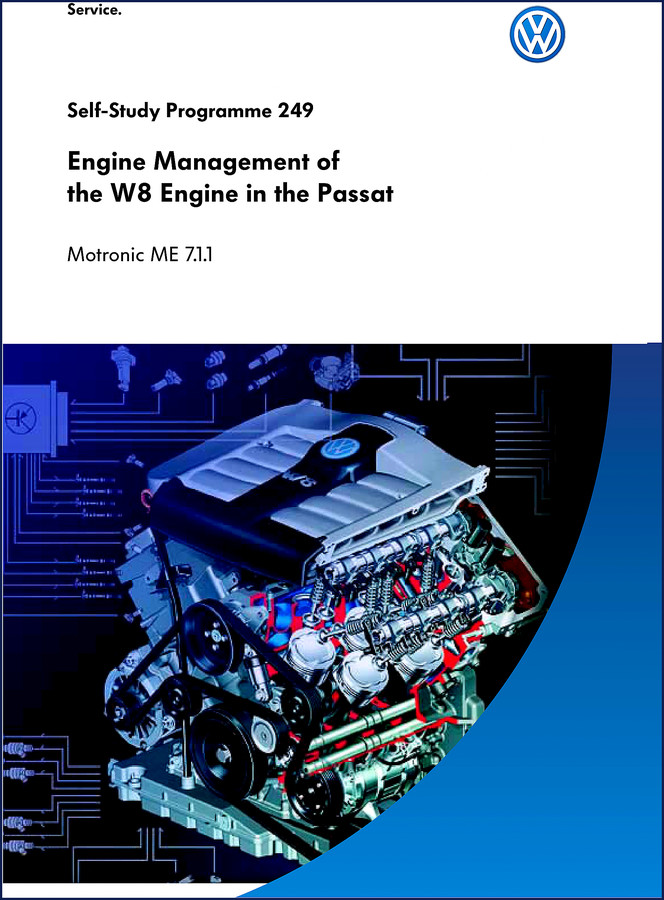 VW Passat Training Manual – W8 Engine Management Motronic ME 7.1.1 cover page