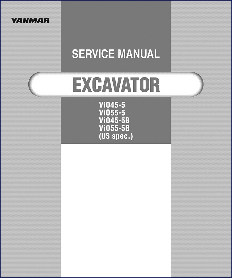 Yanmar Vi045-5 Vi055-5 Vi045-5B Vi055-5B Service Manual cover