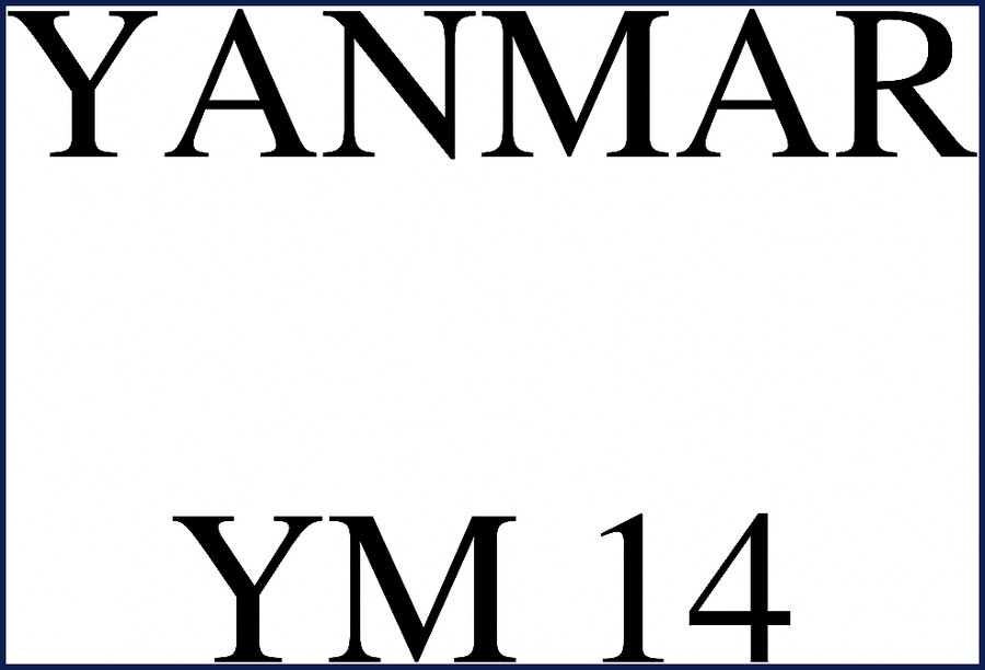 Yanmar YM14 Parts Catalog – Cylinder Block exploded view from OEM manual