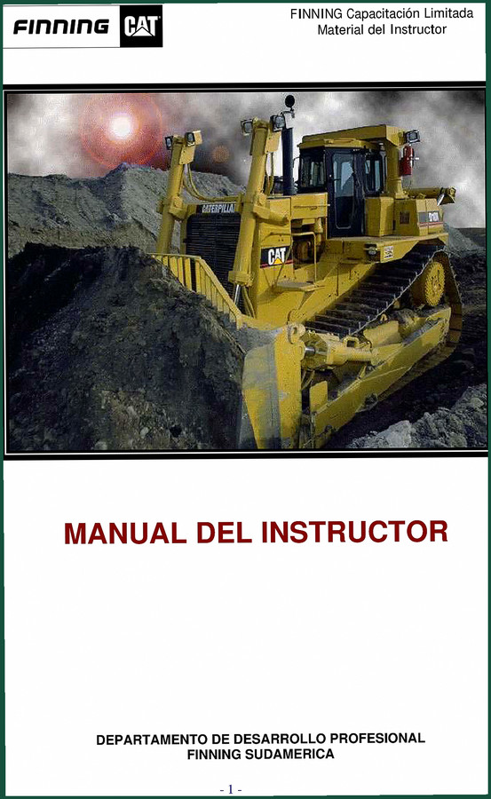 Caterpillar D10T Training Manual – Factory Systems Documentation