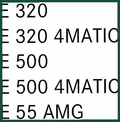 Mercedes-Benz E-Class E320 E500 E55 AMG Operator Manual – 442 Pages