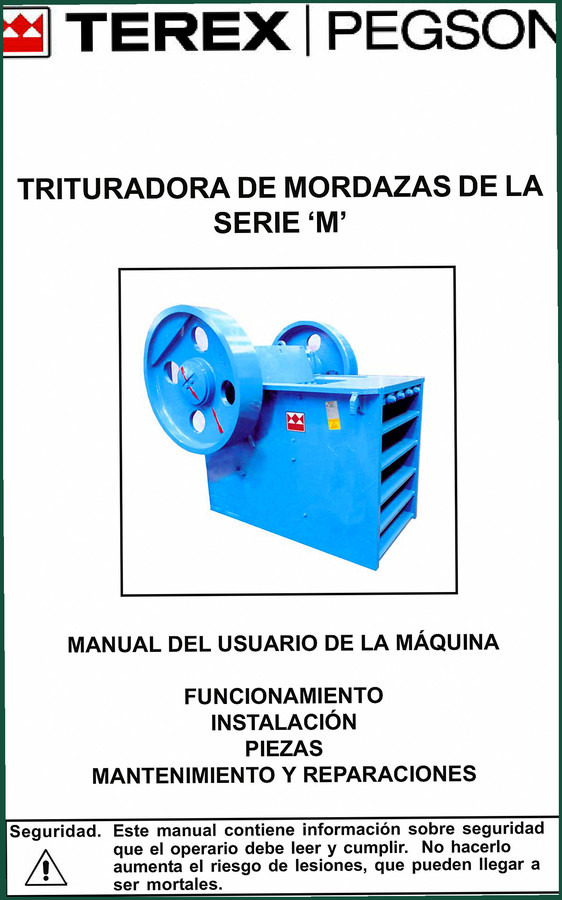 Terex Pegson M Series User Manual – 100 Pages OEM Factory Specs