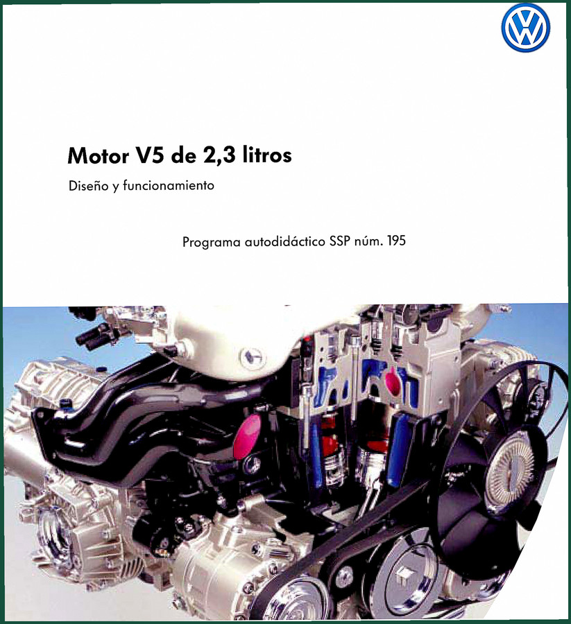 Volkswagen 2.3L V5 Training Manual – 40 Pages OEM Factory Specs